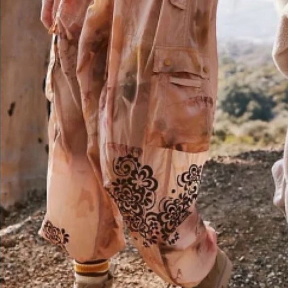 Free People Movement Colorburst Nylon Parachute Embroidered Jumpsuit - Picture 3 of 9